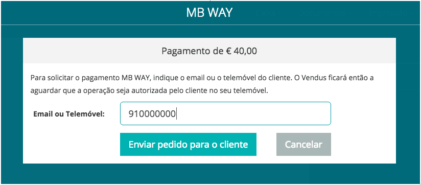MB Way no POS
