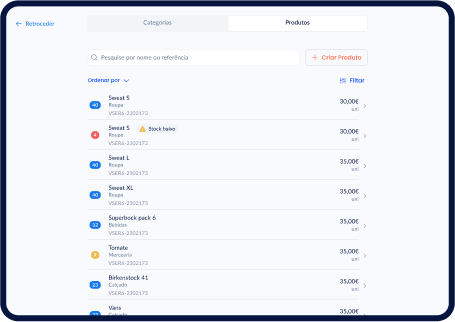 Funcionalidades do software Cegid Vendus POS